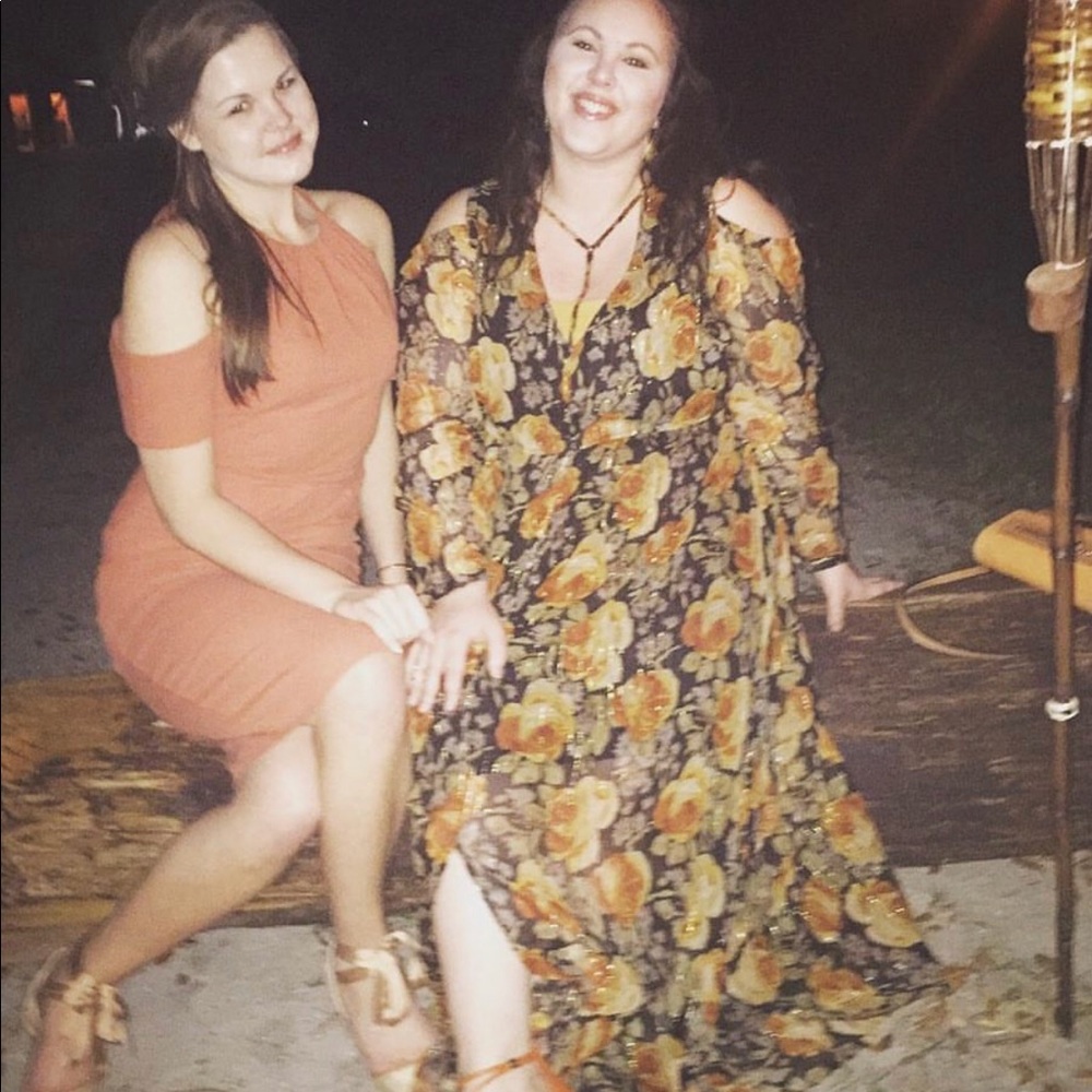 Burnt orange dress (model not included)(tall)
